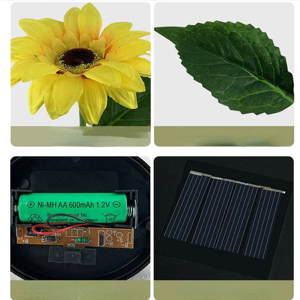 Sunflower Waterproof Solar Led Garden Lights from Odditygadget at $14.97