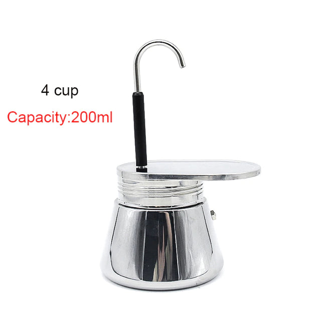 Moka Pot Stainless Steel Coffee Maker from Odditygadget at $400.99