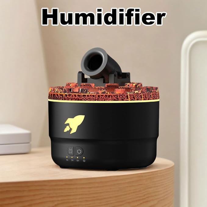 Cannon Blast Aroma Humidifier with 7 Colors at $32.97 from Odditygadget