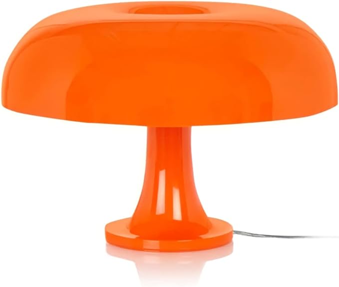 Lotus Atelier Orange Mushroom Lamp from Odditygadget at $58.47