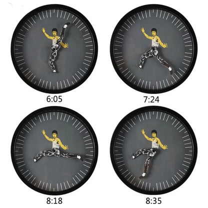 Kung Fu Wall Clock Chinese Bruce Lee Personality from Odditygadget at $29.97