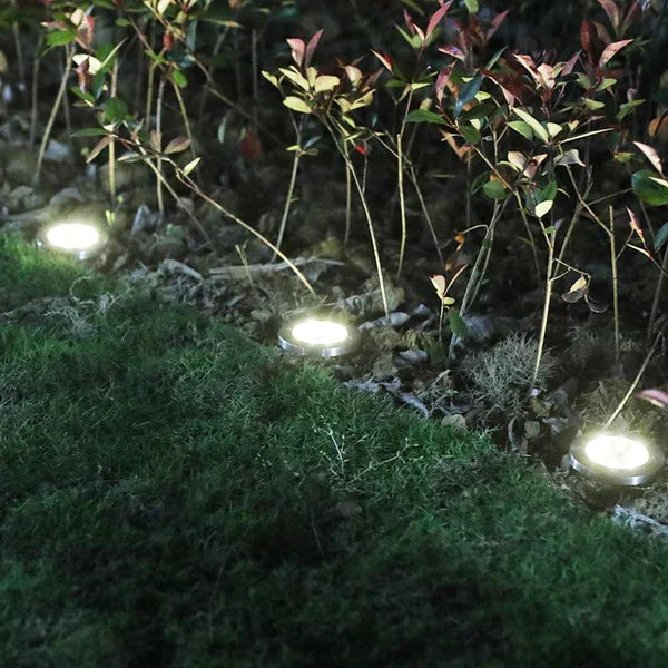 LED Solar Powered In-Ground Lights (4 piece) from Odditygadget at $42.97