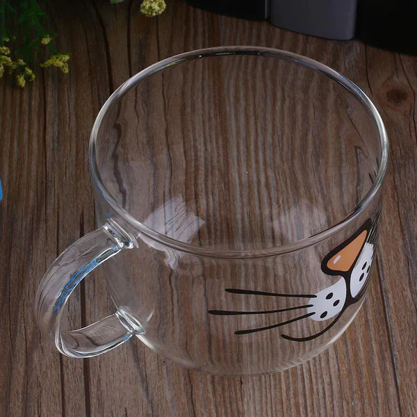 Cute Cat Glass Coffee Cup from Odditygadget at $15.8