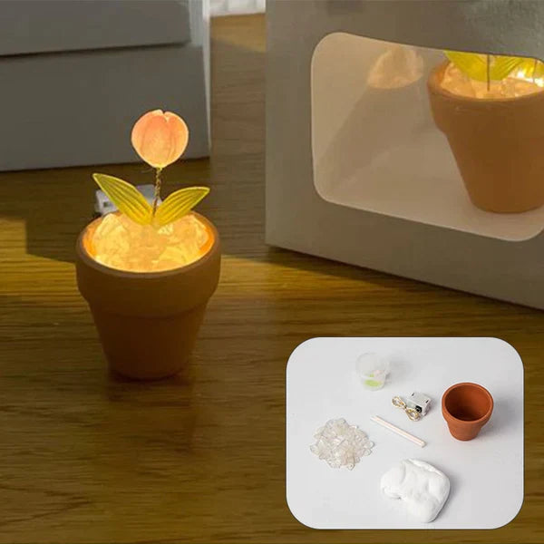 Creative DIY Rose Glow Night Lamp Decor from Odditygadget at $19.97