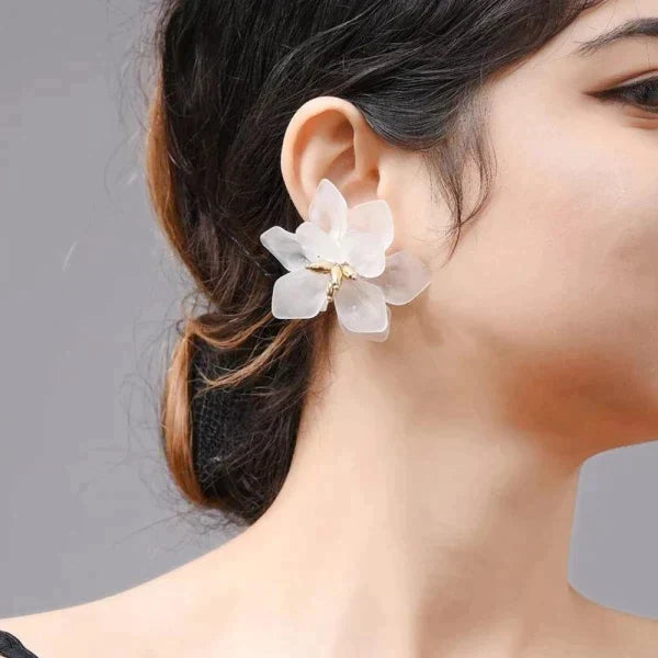 Acrylic Flower Earrings for Earthy Vibes from Odditygadget at $11.47