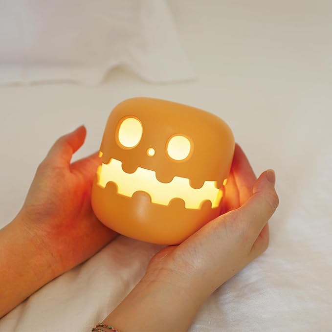 Pumpkin Jack O Lantern Rechargeable Night Light