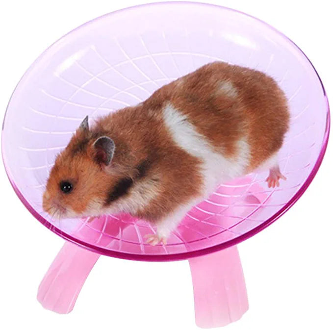 Hamster Flying Saucer Silent Running Exercise Wheel from Odditygadget at $12.97