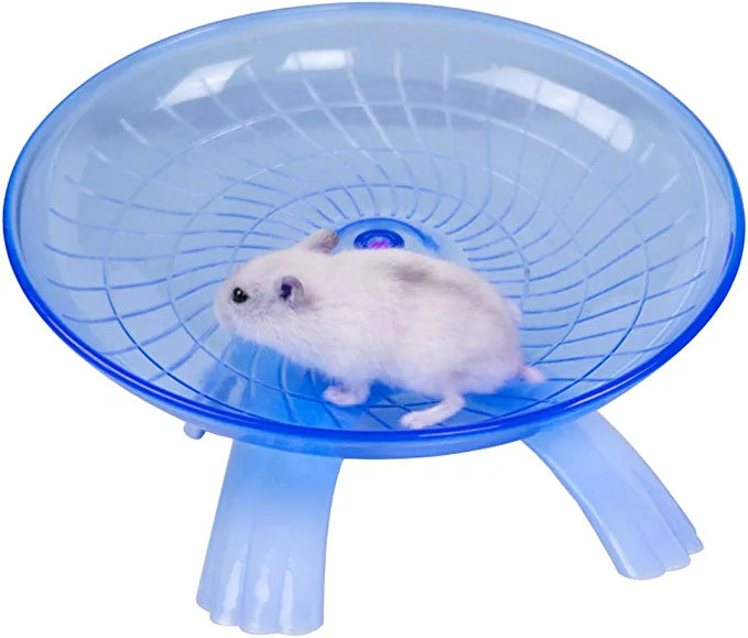 Hamster Flying Saucer Silent Running Exercise Wheel from Odditygadget at $12.97