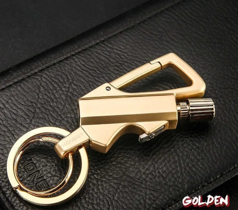 Outdoor Windproof Lighter Match Keychain from Odditygadget at $15.99