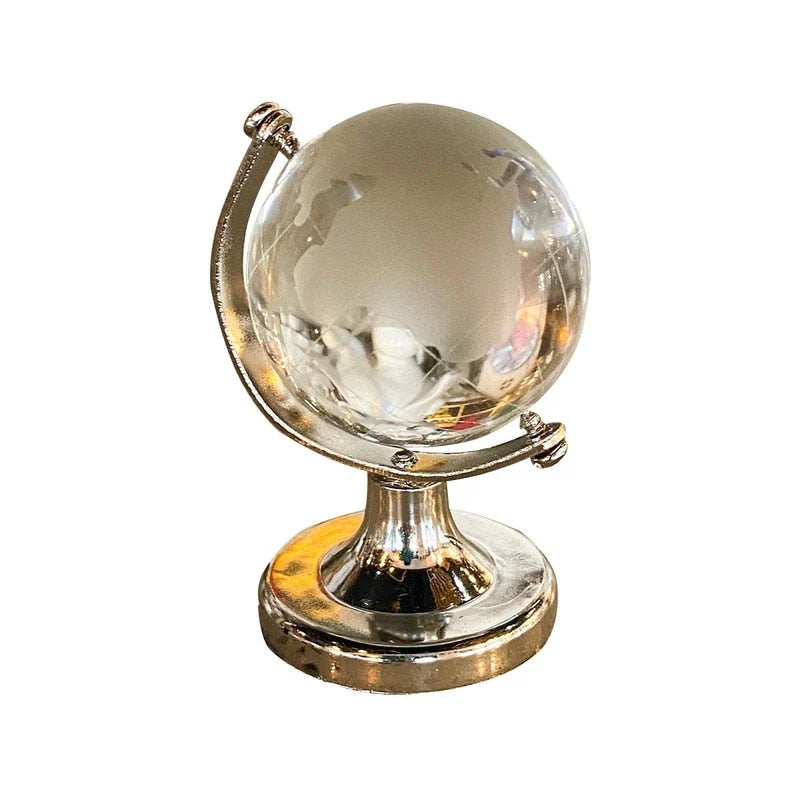 Crystal Transparent Miniature Glass Earth Globe from Odditygadget at $19.97