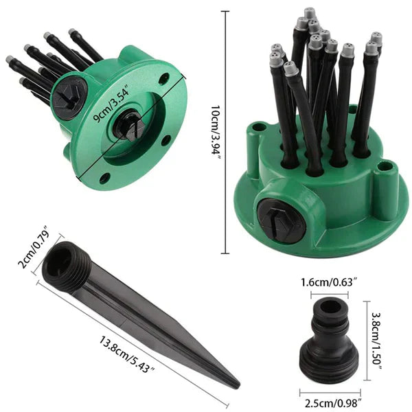 Foldable Pipe Garden Water Sprinkler System from Odditygadget at $22.97