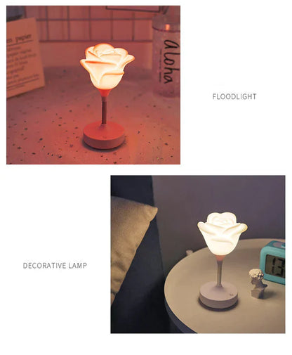 Rose Flower Romantic Touch Night Light from Odditygadget at $29.99