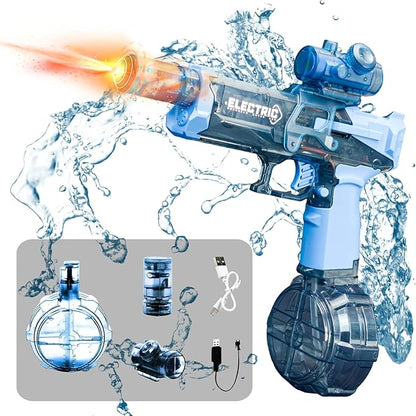 Ultimate Battle Blaster Electric Water Gun with Realistic Muzzle Flame at $34.97 from Odditygadget