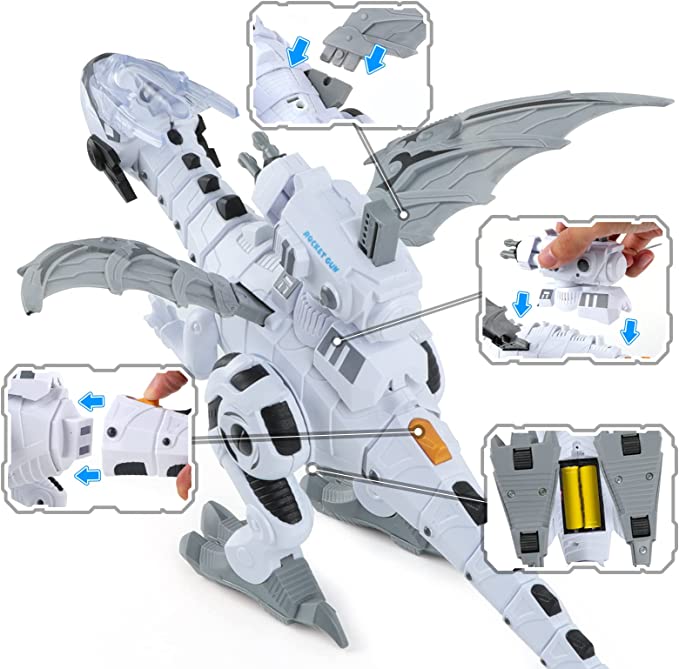 Electric Walking Spray dinosaur Robot from Odditygadget at $36.95