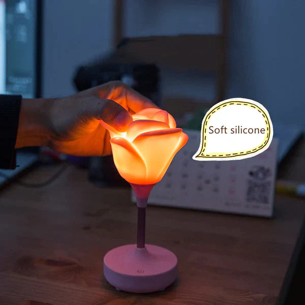 Rose Flower Romantic Touch Night Light from Odditygadget at $29.99