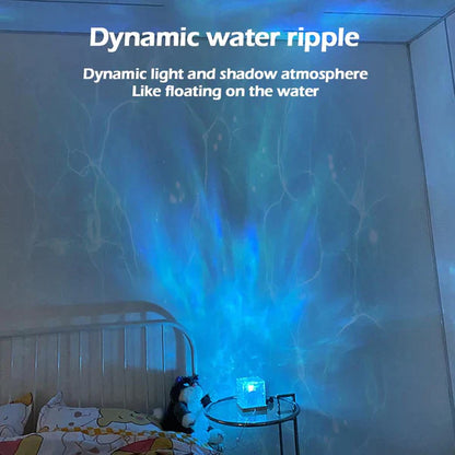 Crystal Lamp Water Ripple Projector Night Light with 16 colors from Odditygadget at $49.97