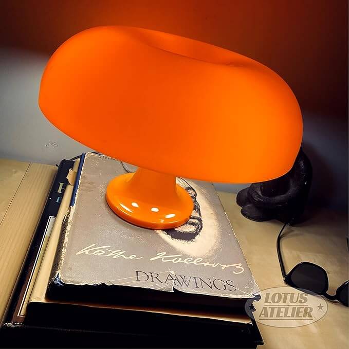 Lotus Atelier Orange Mushroom Lamp from Odditygadget at $58.47