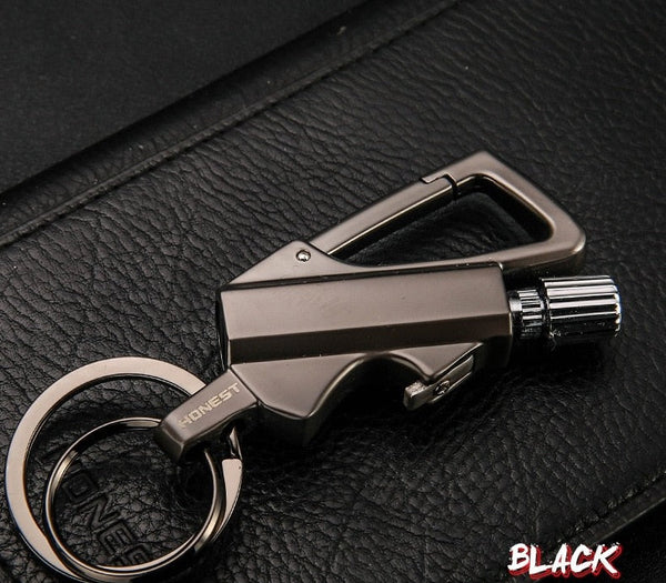 Outdoor Windproof Lighter Match Keychain from Odditygadget at $15.99