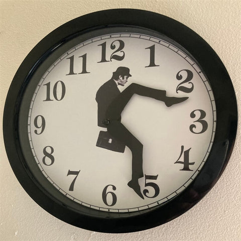 Silly Walk Wall Clock from Odditygadget at $24.97