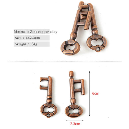 Unlock Interlocking Puzzle Metal Hole Lock key from Odditygadget at $9.97