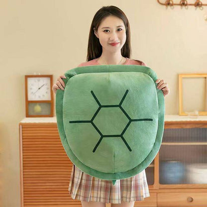 Wearable Funny Turtle Shell Plush Pillow from Odditygadget at $59.97