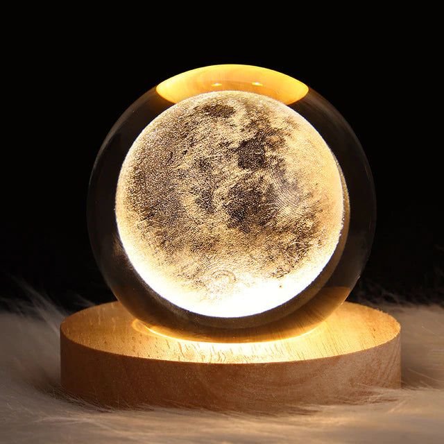 Glowing Planetary Galaxy Astronaut Crystal Ball Night Lights from Odditygadget at $28.98