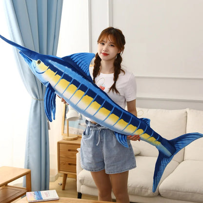 Huge Simulation Bluefin Tuna Plush Toy from Odditygadget at $24.97