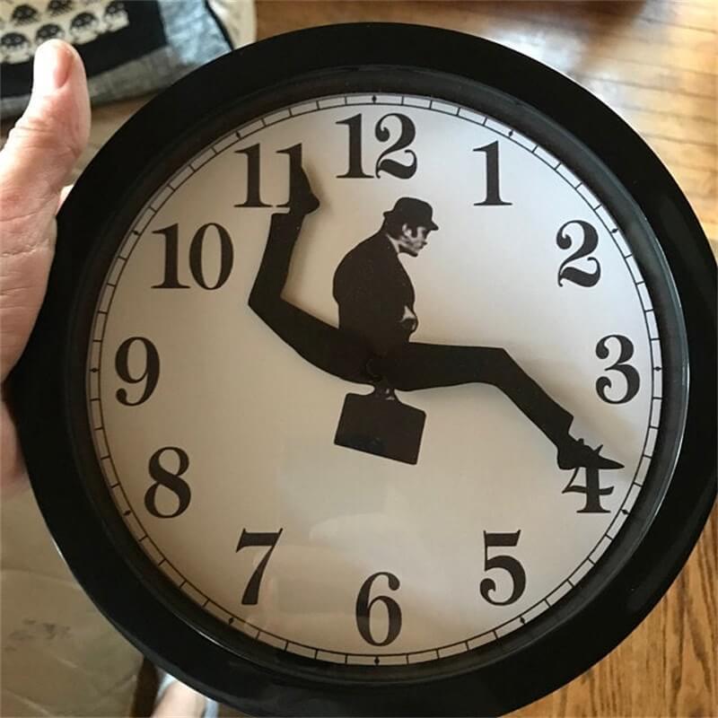 Silly Walk Wall Clock from Odditygadget at $24.97