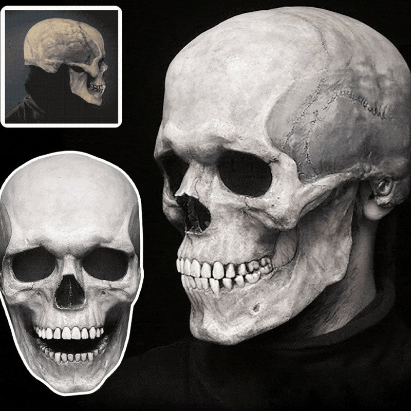 Movable Jaw Skull Mask For Halloween from Odditygadget at $32.97