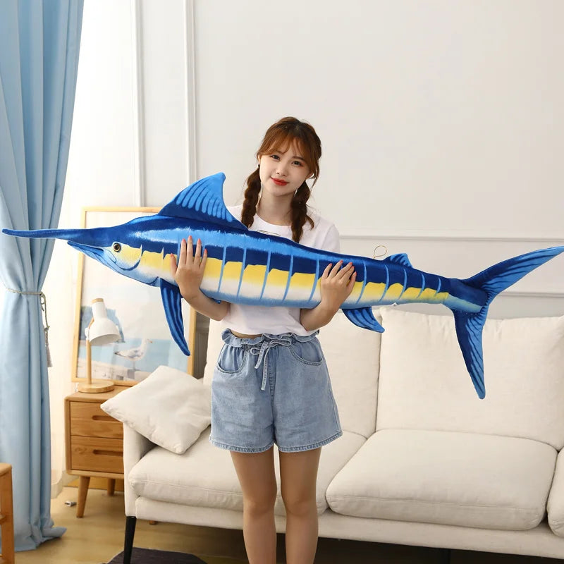 Huge Simulation Bluefin Tuna Plush Toy from Odditygadget at $24.97