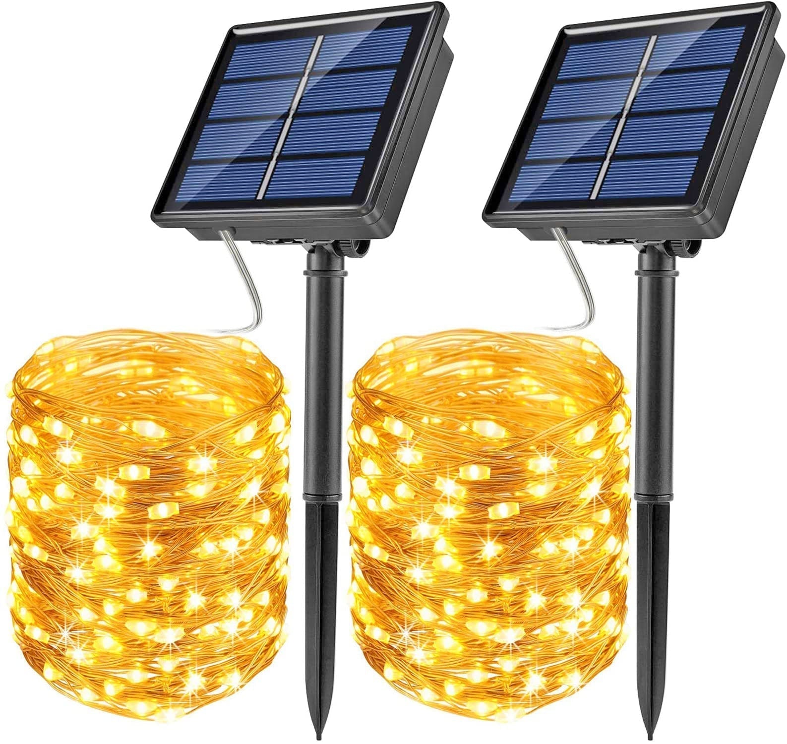 LED Outdoor Solar Lamp String Lights 100/200 LEDs 10m from Odditygadget at $19.97