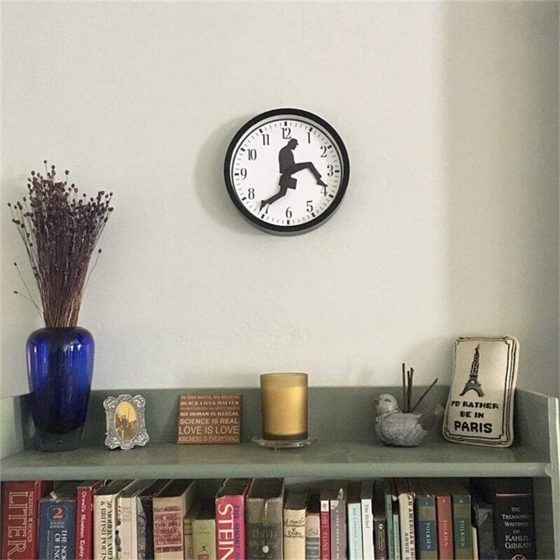 Silly Walk Wall Clock from Odditygadget at $24.97