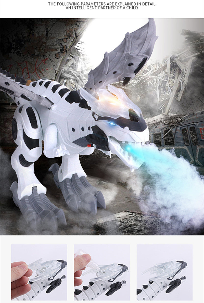 Electric Walking Spray dinosaur Robot from Odditygadget at $36.95