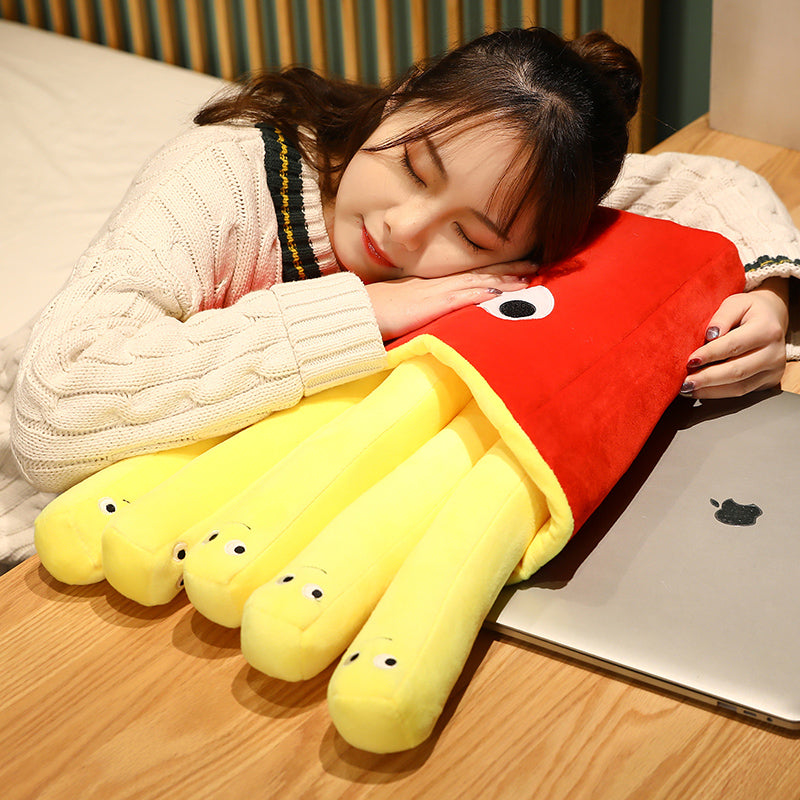 French Fries Plush Pillow from Odditygadget at $16.97