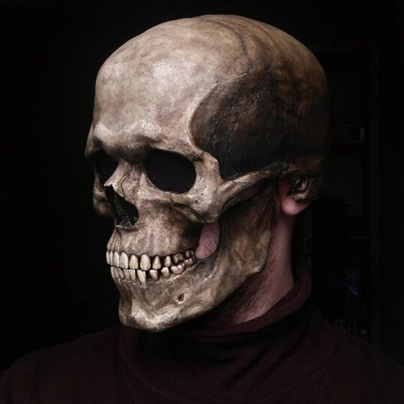 Movable Jaw Skull Mask For Halloween from Odditygadget at $32.97