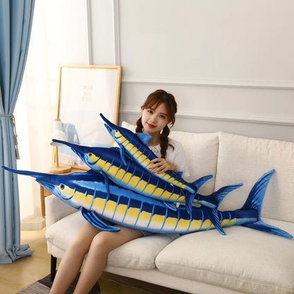 Huge Simulation Bluefin Tuna Plush Toy from Odditygadget at $24.97