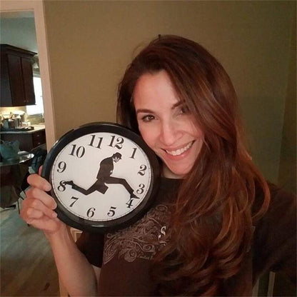 Silly Walk Wall Clock from Odditygadget at $24.97