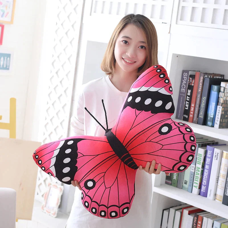 Colorful Butterfly Plush Pillow Sofa Cushion from Odditygadget at $20.98