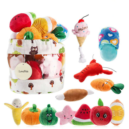 10/20/50 Pack Dog Squeaky Toys Plush Games Cute Plush Toys from Odditygadget at $24.99