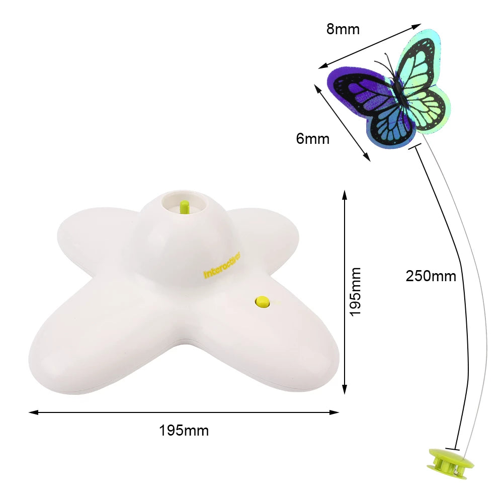 Interactive Flutter Bug Cat Toy 360 from Odditygadget at $34.47