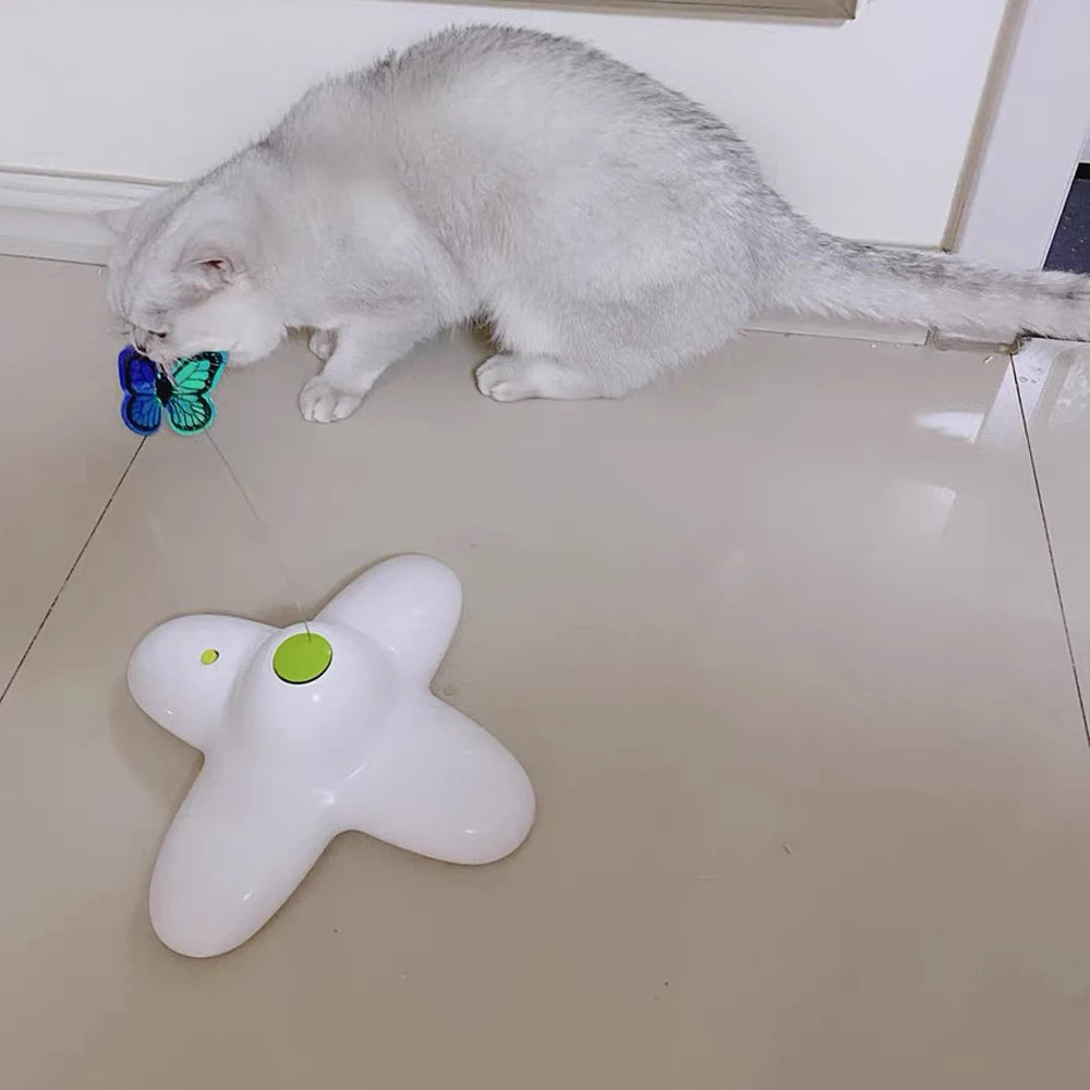 Interactive Flutter Bug Cat Toy 360 from Odditygadget at $34.47