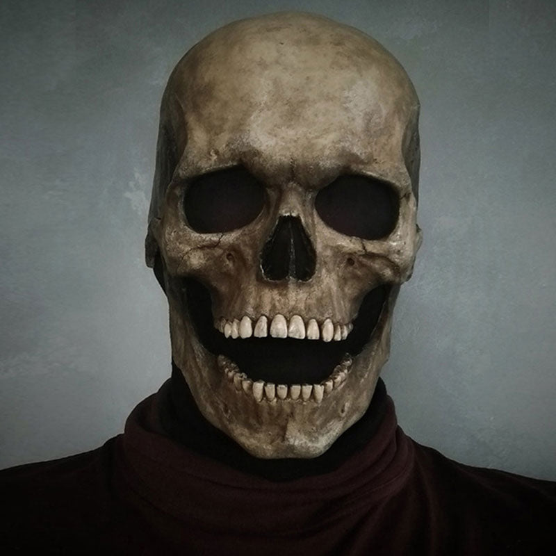 Movable Jaw Skull Mask For Halloween from Odditygadget at $32.97