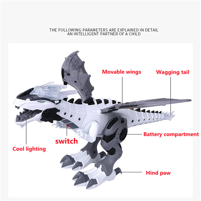 Electric Walking Spray dinosaur Robot from Odditygadget at $36.95