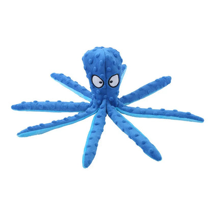 Octopus Squeaky Dog Toys for Teething Soft Durable from Odditygadget at $12.97