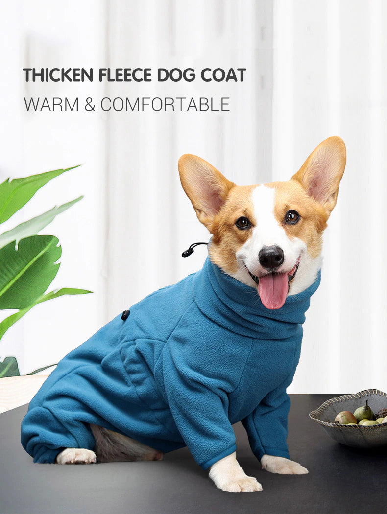 Fleece Dog Clothes Winter Thick Warm Dog Coat from Odditygadget at $28.45