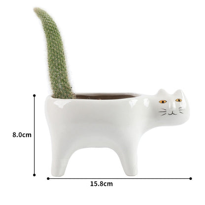 Cat Ceramic Pot from Odditygadget at $16.97