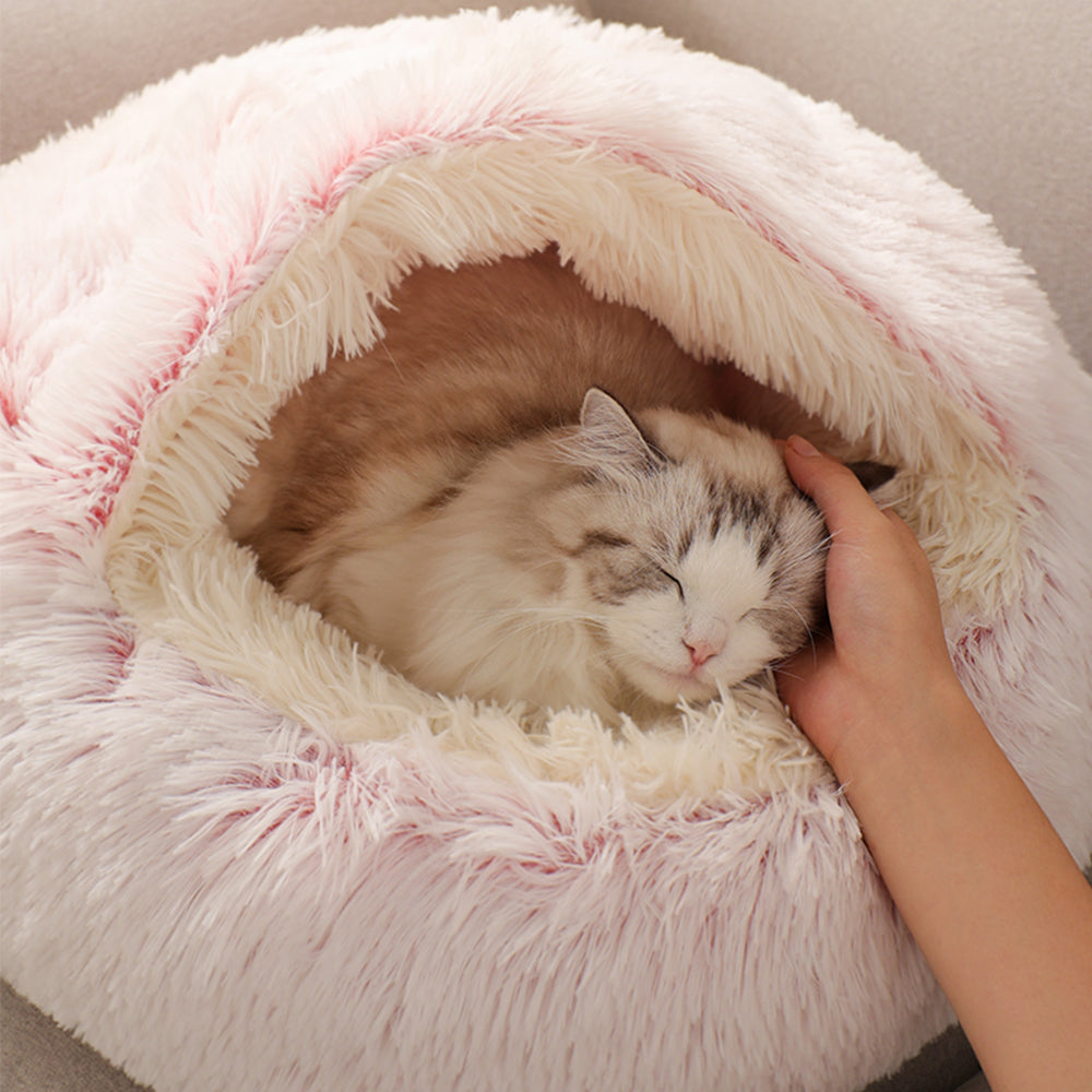 Pet Round Plush Bed from Odditygadget at $32.47