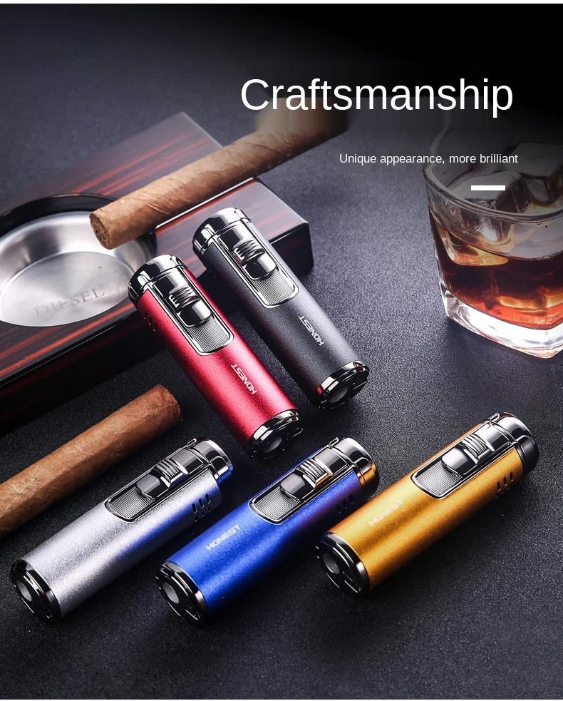 Cylindrical Metal Windproof Gas Lighter Red Flame from Odditygadget at $32.97