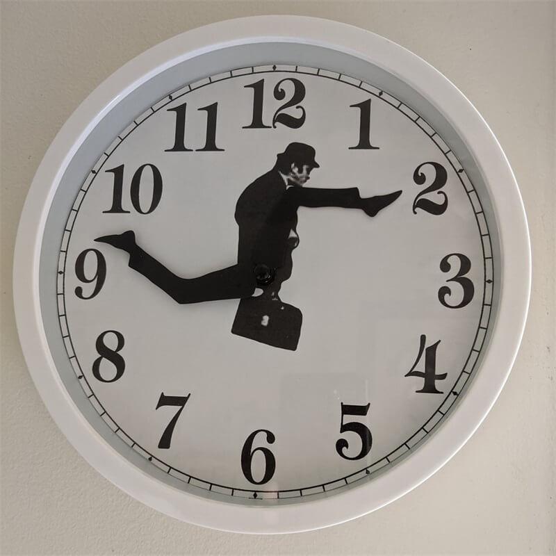 Silly Walk Wall Clock from Odditygadget at $24.97