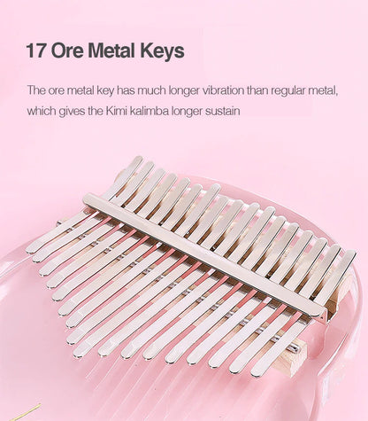 Kalimba 17 Key Thumb Piano High Quality transparent from Odditygadget at $49.80